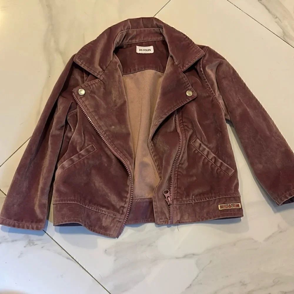 Hudson pink velvet jacket #11